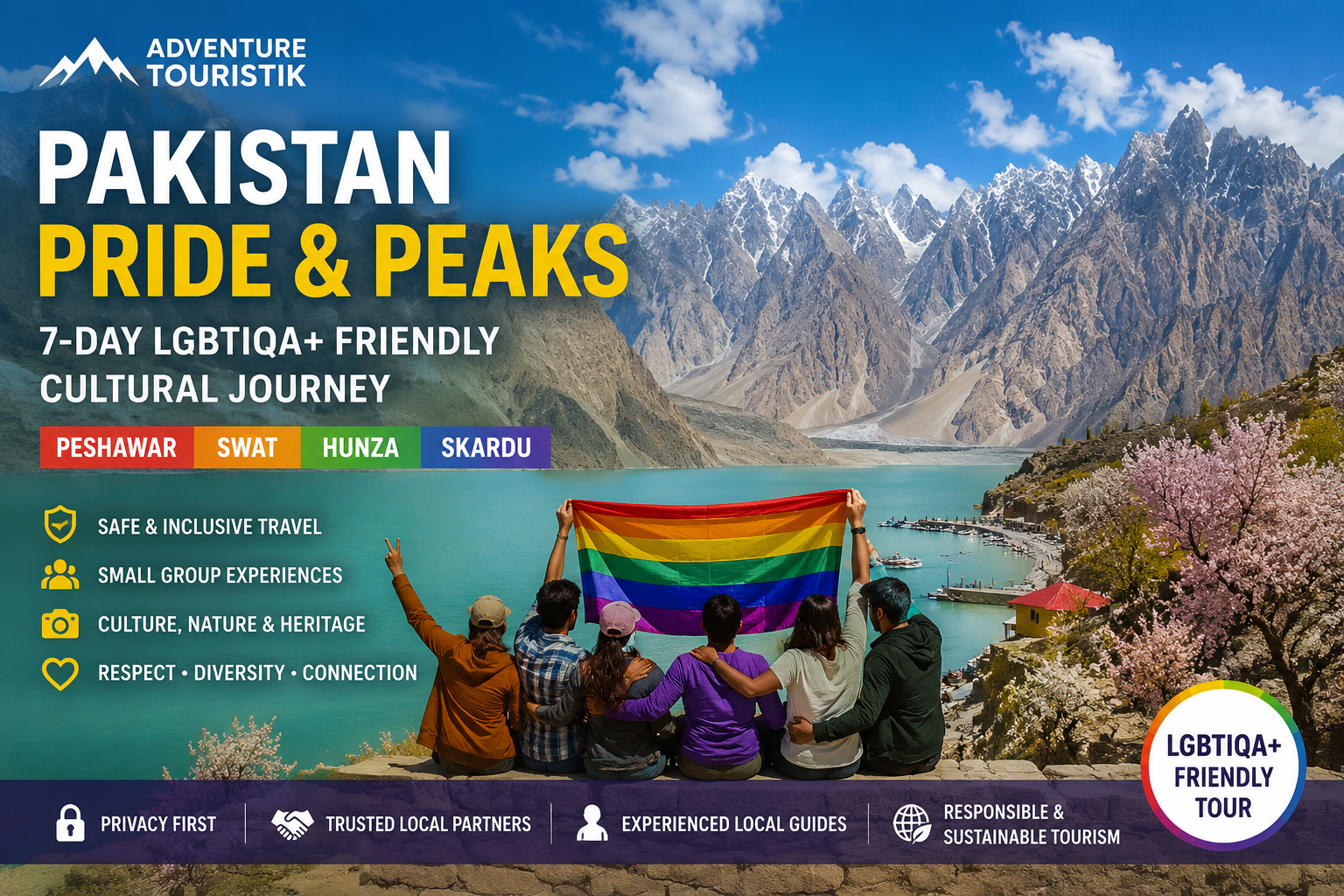 Pakistan Pride & Peaks: 7-Day LGBTIQA+ Friendly Cultural Journey