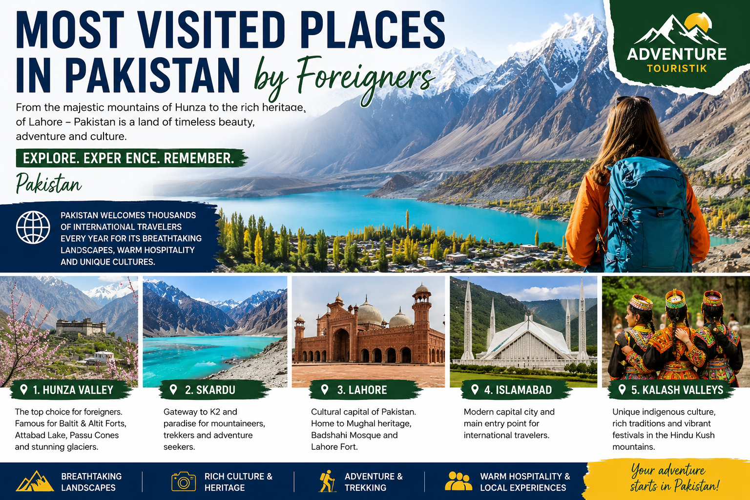 Most Visited Places in Pakistan by Foreigners