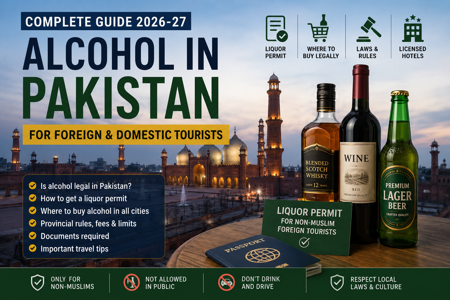 Is Alcohol Legal in Pakistan? Complete Guide for Foreign Tourists (2026-2027)