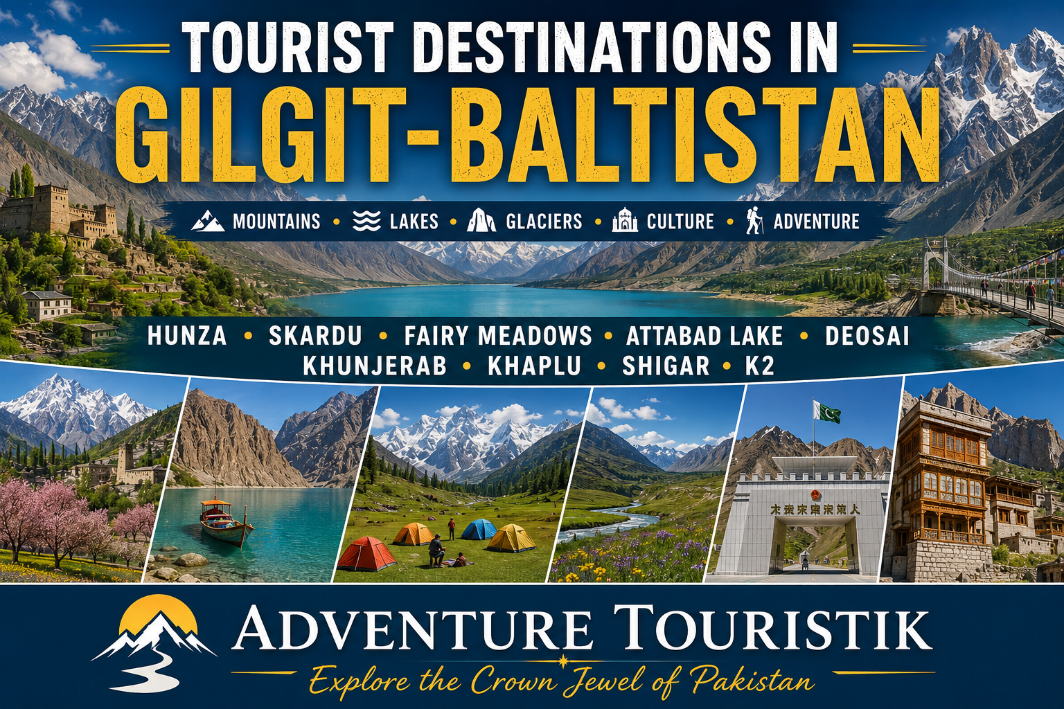 Complete Guide to Tourist Destinations in Gilgit-Baltistan 2026–2030 | Explore the Crown Jewel of Pakistan