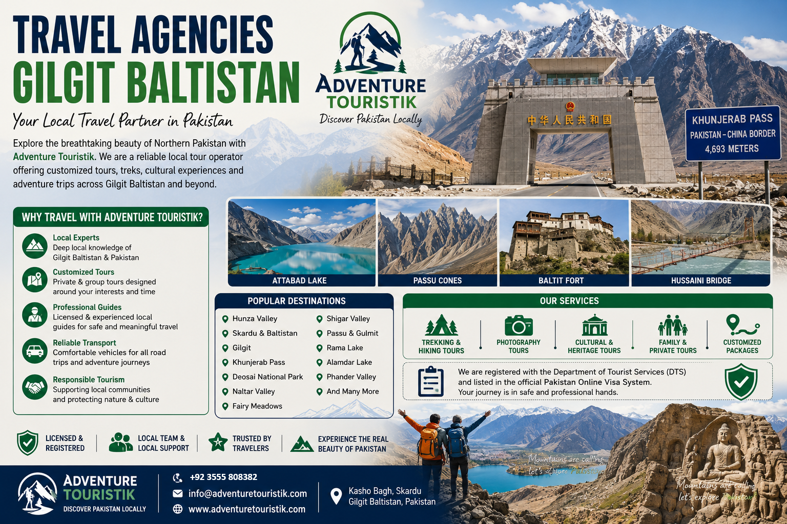 Travel Agencies Gilgit Baltistan | Local Tour Operator Pakistan – Adventure Touristik